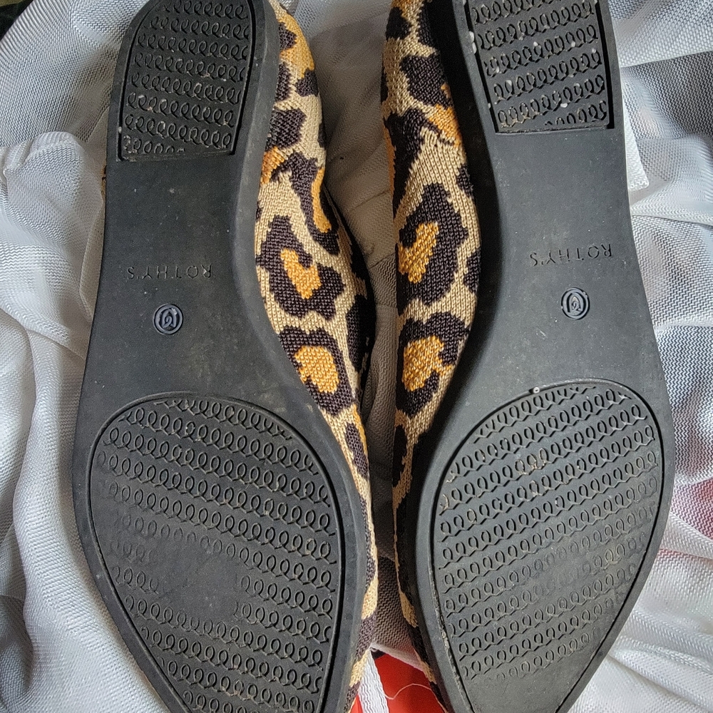 ROTHY'S BIG CAT Stylish Leopard Print Women's Shoes - Picture 3 of 3
